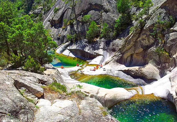 Le cascate di Polischellu